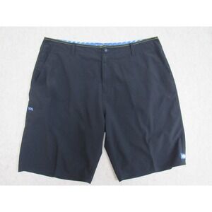 AFTCO Mens Hybrid Fishing Shorts Black AFTECH Quick Dry Performance Size 38